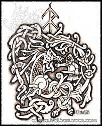 Raven rune tattoo by thedeathspell on deviantart. Huldukottr Gemanic Art On Instagram More Designs For Upcoming Crafts Tyr Teiws Fenrir Vikings Vikingspiri Norse Tattoo Viking Tattoos Body Art Tattoos