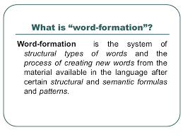 A word is a unit of language that carries meaning and consists of one or more morphemes which are linked these can be taken as an indication of what constitutes a word in the opinion of the authors. Modern English Lexicology Word Formation In Modern English Problems