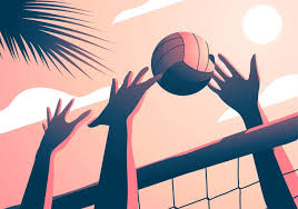 Beach Volleyball Summer Holiday Verano Vacation And Travel Vector Image In 2020 Beach Volleyball Volleyball Summer Holiday