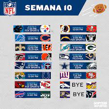 Gratis, sin publicidad y sin registrarse. Los 3 Partidos Imperdibles De La Semana 10 De La Nfl
