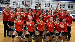 Central Middle School volleyball team wins multiple championships