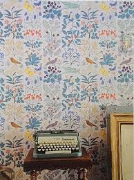 Voysey Apothecary Garden Wallpaper Leaf Wallpaper Floral Wallpaper
