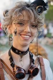 Sara Bo of Steampunk Italia at Lucca Comics and Games.