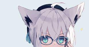 白上フブキ fubuki 凪白みとのイラスト pixiv イラスト キュートなスケッチ アニメのネコ
