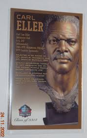 PRO FOOTBALL HALL OF FAME: "BUST POSTCARD," Carl Eller , Class 2004, New