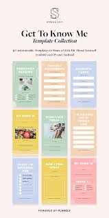 Instagram stories bring a new set of opportunities for brands and influencers to start more conversations, using not only feed or live videos. 9 Free Get To Know Me Instagram Story Templates