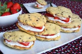 Chocolate Chip Whoopie Pies With Strawberry Whipped Cream Filling Tasty Kitchen A Happy Recipe Community