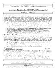 free product engineer resume example