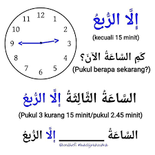 Pukul 5 dalam bahasa arab apa ya ibu? Facebook