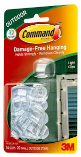 Outdoor command clips let you hang christmas lights, rope lights, decorations and more where you want without tools or nails. 3m Command Strips 17017clr Aw Clear Outdoor Light Clips 16 Count Buy Online In Angola At Angola Desertcart Com Productid 128730095