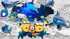 ورق حائط مودرن للاطفال وغرف النوم ورق حائط 3d ثلاثي الابعاد روووعة Youtube