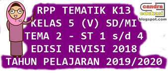 Check spelling or type a new query. Rpp K13 Kelas 5 Tema 2 Tp 2019 2020