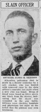 DAVID LAMSON TRIAL David Lamson, sheriff Emig, and deputy sheriff Howard  Buffington sit in a car during the Lamson murder trial. (Photo: San Jose  Public Library, Arbuckle, Clyde). Lamson, a Stanford University