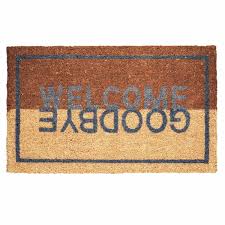 Fussmatte Welcome Goodbye 74 X 44 Aus Kokos Mit Bildern Fussmatte Matt Einrichtungsstil