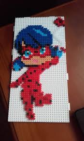 Miracoulus Ladybug Hama Beads Hama Beads Design Hama Beads Perler Bead Art
