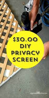 How To Make An Easy Patio Privacy Screen Easy Patio Patio Privacy Balcony Privacy Screen