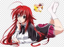 Rias Gremory High School DxD Devil Anime, devil, cg Artwork, black Hair png  | PNGEgg