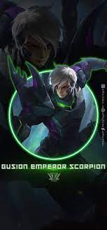 Gusion Emperor Scorpion Mlbb Eff By Efforfake On Deviantart Mobile Legends Mobile Legend Wallpaper Hero Mobile Legends
