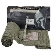 Israeli army idf combat medic bandage trauma dressing emergency ifak vacuum seal. Israeli Emergency Bandage 4 Case Of 100