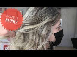 Orta Kumral Saca Platin Ombre Yeni Nesil Romble Kuaforden Romble Kursu Youtube In 2020