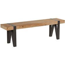 Banc 1m50 En Sapin Massif Double Et Pieds Metal 150x34x45cm Epika En 2020 Bancs Chaises Bois Et Pied Metal