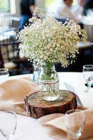 Rustic Table Decor Wedding Receptions Mason Jars Elegant Baby Breath For Wedding Centerpieces Mason Jars Bridal Shower Rustic Babys Breath Centerpiece Wedding