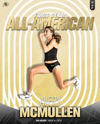 avery.mcmullen, a force to be reckoned with in NCAA indoor track and field!  🏃‍♀️ Coach @coachlindseymalone describes her as "Nice" with a list of  accomplishments to back it up! ✨ McMullen recently