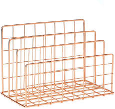 Passion shouldn't cost a fortune. Buy Magazine Rack Book Record Holder 3 Slot Desktop File Sorter Organizer Rack Metal Desktop Iron Storage Multifunction Organizer Decor Home Office Rosegold Online In Ukraine B07qdxfd1s