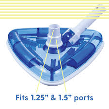 Great deals on a wide range of pool cleaners at doheny's. Amazon Com Milliard See Thru Pool Vacuum Head Triangular Weighted Base For Inground Vinyl Pools Garden Outdoor