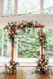 21 Chic Wedding Flower Decor Ideas Wedding Forward Arch Decoration Wedding Wedding Arch Flowers Wedding Archway