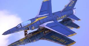 Blue Angels Fighter Jet Papercraft Paper Models Paper Airplane Models Paper Crafts