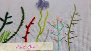 Stumpwork is a three dimensional embroidery technique utilizing padding and wire. Hand Embroidery Designs I Stem Branches Stitches For Hand Embroidery Beginners I Part 2 Youtube