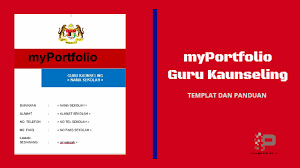 Templat myportfolio guru akademik biasa sekolah rendah. Myportfolio Guru Kaunseling Template Panduan Pendidik2u