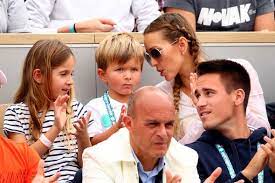 As djokovic walked up to the fan and handed him the racket, the boy was left in complete disbelief and could not hold back. Novak Djokovic Wife Meet Wimbledon Ace S Stunning Wife Jelena And Their Two Children Tennis Sport Express Co Uk