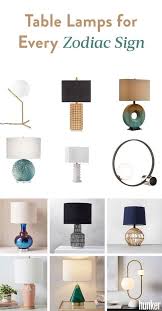 The Best Table Lamp Style According To Your Zodiac Sign Home Accessories Decor Table Lamp