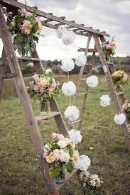 22 Diy Ladder Repurpose Ideas Serve Multi Purposes Diy Decor Selections Wedding Decorations Summer Wedding Outdoor Wedding Arch