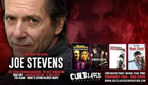 Tyler Shea Cone and Joe Stevens part of the Texas Chainsaw Massacre Family  will be joining us for The Cult Classic Convention. This will be Joe's  first ever convention lets give him