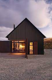 Black Corrugated Metal Cladding By Browniesue Farmhouse Architecture Modern Farmhouse Exterior Architecture Design