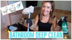 Looking For Good Products To Clean Your Bathroom Join Brianna As She Does A Deep Cleaning In Her Bath Bathroom Deep Clean Cleaning Motivation Cleaning Routine
