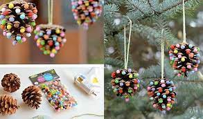 Retrouvez les idées diy de clémence sur son blog, cerise sur le gâteau. Idees Decorations De Noel En Pommes De Pin