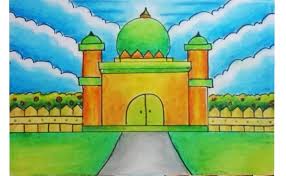 Karena pemberian efek warna, membuat gambar karikatur berwarna terlihat memiliki keistimewaan tersendiri karena terlihat jauh. Gambar Mewarnai Masjid Dan Pemandangan Belajar