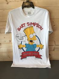 Everyoneâ€™s favorite underachiever shows off his favorite phrase â€œeat my shortsâ€ on this classic the simpsons tee.a great gift: Buy Bart Simpson T Shirt Cheap Online