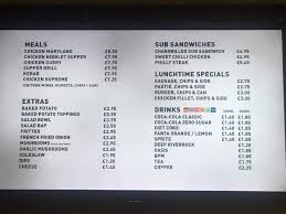 Menu For Our New Delivery Service Flash In The Pan Bushmills Facebook