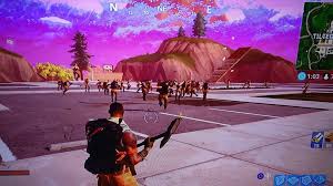 It went on to survive until it was destroyed in season 8 by a volcano and rebuilt as neo tilted. Brennende Objekte Am Fortnite Himmel Fallen Heute Die Tilted Towers Flames Per Second