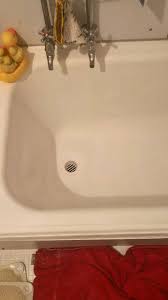 The team at aquarius suggests using vinegar, flour and salt to remove stubborn copper stains from your cast iron tub. How To Restore A Rusty Cast Iron Bath 4 Steps With Pictures Instructables