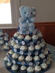 My Baby Shower Cupcake Tower Baby Shower Cupcakes For Boy Baby Shower Cupcakes Baby Shower Cupcake Tower