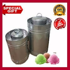 Cara proses usahawan ais krim resipi ais krim colek sifu jom belajar resipi alatan bahan bersih & halal tuangkan bahan a dalam air ro dan kacau hingga sebati. Tong Aiskrim Silinder Bulat Stainless Steel Shopee Malaysia