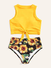 We did not find results for: Yellow Knot Hem Tankini Top Swimsuit With Sunflower Print Bikini Bottom Yellow Swimsuits Bikini Swimsuits Womens Swimsuits Bikini