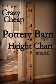 How To Make Your Own Pottery Barn Style Height Chart For