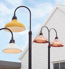 Carson 20 Shepherd S Hook Led Post Light Rejuvenation In 2020 Led Post Lights Post Lights Light